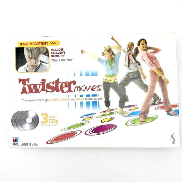 Milton Bradley Twister Moves With 3 CDs Jesse McCartney Remix "She's No You" - Picture 1 of 11